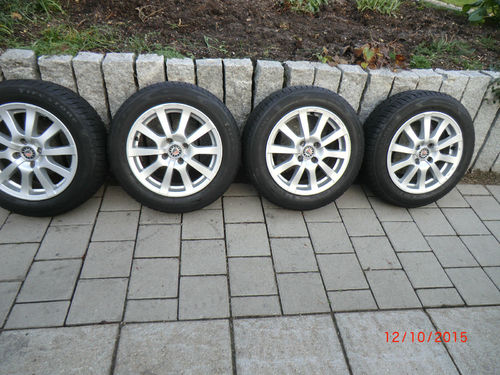 4 JANTES ALU ROUES COMPLETES  RENAULT  CLIO 2