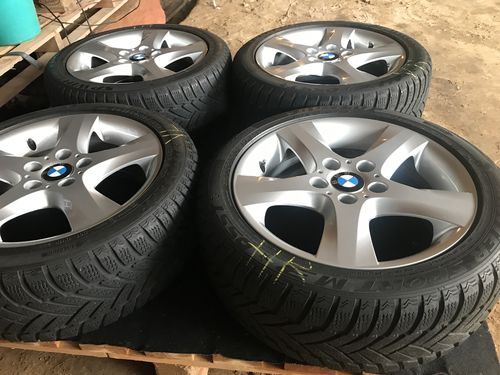 4 JANTES ALU ROUES COMPLETES BMW 17" KIT HIVER TOP SERIE 7 6 5[2]