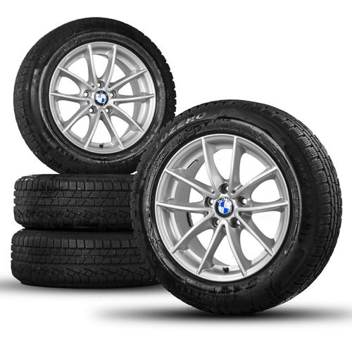 4 JANTES ALU ROUES COMPLETES BMW 17" KIT HIVER TOP SERIE 7 6 5[4]
